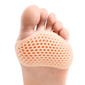 Подушечки-манжетки Ортопедична силіконова подушечка протектор плюснефалангова Valgus Pro Beige