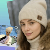 Шапочка Угг на флісі. Сіра залишились