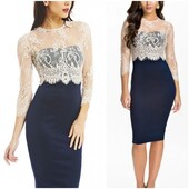 Витончена сукня з ніжним мереживом