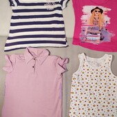 Лот 3 футболки+майка 8/10років
