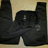 Качество! Спортивные штаны, теплые, черные