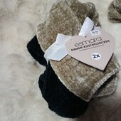 10155.Лот 2 пари.Теплі дуже м'які носки Esmara 35/38