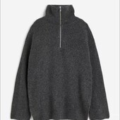 ❣️H&M теплий подовжений светр оверсайз