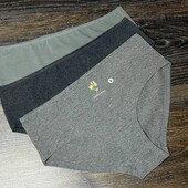 Арт.1579 трусики жіночі 3шт хіпстери бавовна h&m розмір S.
