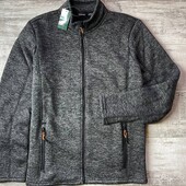 Арт.545 Чоловіча кофта толстовка тепла на хутрі Parkside євро розмір М 48/50.