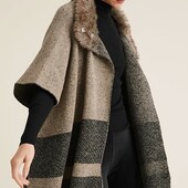 Шикарне тепле пончо M&S