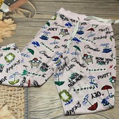 Велюровые пижамные штаны размер м