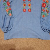 Вышиванка новая очень богатая рост 152