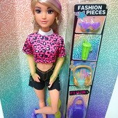 ♥️♥️дуже гарна шарнірна Лялька Shantou Yisheng Jeans Anlily Blond hair ♥️♥️з аксессуарами