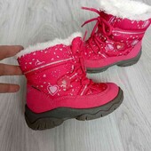 Super fit брендовые утеплённые ботиночки еврозима на девочку размер евро 24