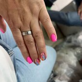 Каблучка нержавіюча сталь, ширина 6мм 19розмір