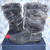 Кожаные сапожки.р.р.40.стелька 25.5 см.в хорошем состоянии.