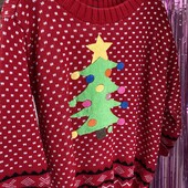 Святковий новорічний светрик