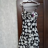Розпродаж!!! Брендовый новый красивый сарафан в горох р.10-12