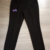 Розпродаж! Брендовые новые красивые мужские брюки р.32S на пот-40,5-42, поб-53-54 полиэстер вискоза