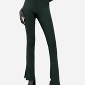 Стильні штани-легінси в рубчик від Zara, розмір XS/24.
