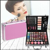 Повний набір косметики в чохлі, 30х21х6,5см, Рожевий