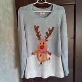 Розпродаж!!! Брендовый красивый теплый свитер р.16-20.