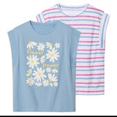 Футболки дівч.2 шт.Pepperts 134/140.