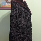 Шуба каракуль р 50 -52, Воротник норка,