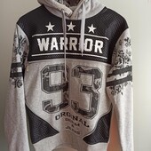 Худи теплое с начесом вставки из эко- кожи,новое.