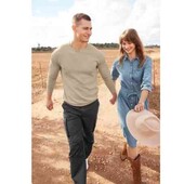 Свитер тонкой вязки Livergy XxL 60/62 хлопок