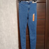 Розпродаж!!! Брендовые новые коттоновые джинсы скинни р.36евро