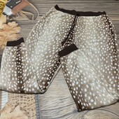 Плюшевые пижамные штаны размер Л, состояние идеальное