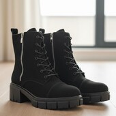 Хіт зими ,стильні зручні зимові черевикиз натуральної замші утеплення хутром