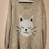 Вязаный прикольный свитер