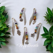 7 чакр - натуральне каміння -закладка в книгу