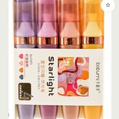 Новый набор маркеров с блестками