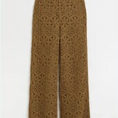 Брюки кроше в кольорі хакі