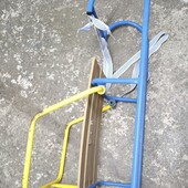 Крепкие качественные санки и чехол на овчине