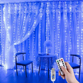 Гирлянда штора 3*3 метра.