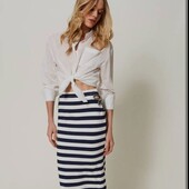 ❤️Базовая юбка миди в полоску ❤️Смотрите мои лоты ❤️