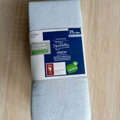 Livarno брендовая новая простынь на резинке ткань фланель цвет светло/ серый размер 90/100/200