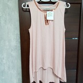 Розпродаж!!! Брендовая красивая майка-туничка-сарафан р.36 евро(8-12) вискоза 65%