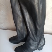 Freeflex шкіряні чорні чоботи з утепленням р.39 евро