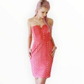 Платье миди коттоновое прошва карманчики р 12