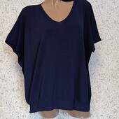 Классная футболка машинная вязка р-р 54/56