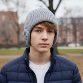 Зимняя шапка для подростков