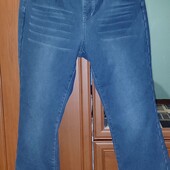 Стрейчеві джинси на резинці на хутрі р.54-56