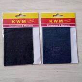 Термолатка для швидкого ремонту одягу, 12,5 х 17 см KWM темно синій чи синій