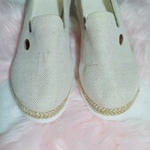 ❤️Брендовые текстильные экспердили с люриксом балетки новые❤️Италия.Оригинал!!!!!Стелька 27,5 см.