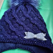 Очень стильная качественная шапка