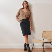 ♕ Стильна жіноча джинсова спідниця від Tchibo(Німеччина) розмір наш 44-46 (36 євро)нюанс