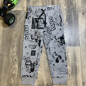 Дитячі спортивні джогери для хлопчика на флісі 98/104 см disney