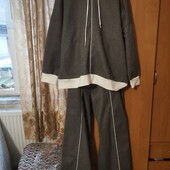 Костюм батал штани палацо