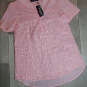 Блуза з вишивкою,натуральна.Нова з біркою